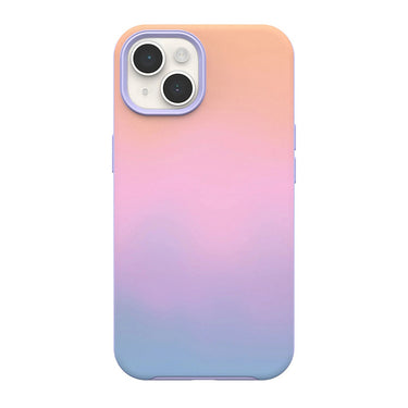OtterBox Symmetry+ MagSafe case for iPhone 15 - Soft Sunset Purple